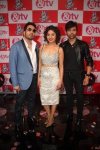 Mika Singh, Sunidhi Chauhan and Himesh Reshamiya at that  launch of The ... (200x300)
