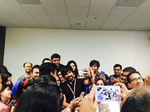 Madhavan gets mobbed at Facebook HQ in California