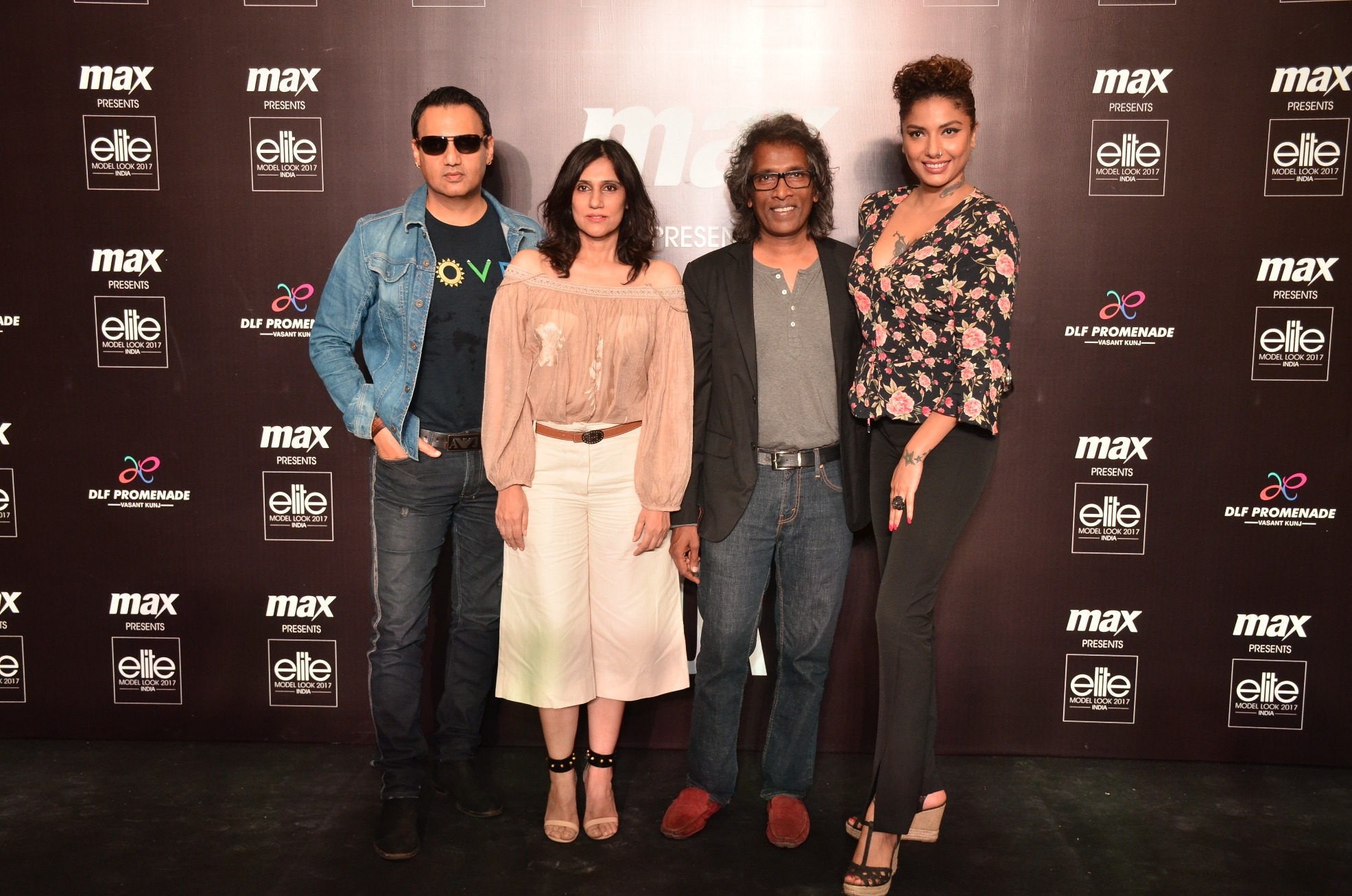 Jury (L-R) Marc Robinson, Rina Dhaka, Vinod Nair, Diandra Soares