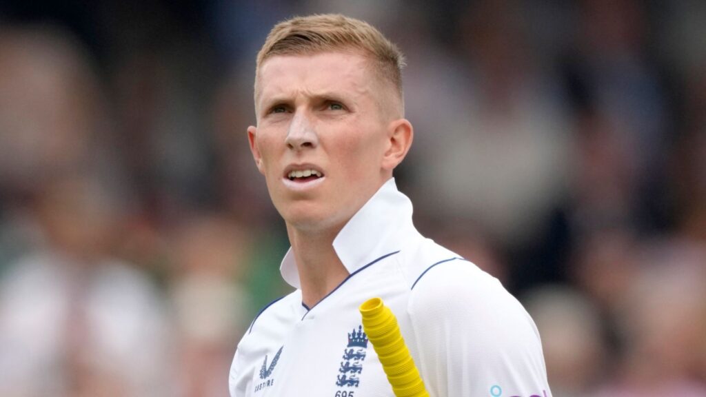 Zak Crawley batting in an England Test match Portrait of Zak Crawley in England cricket jersey Zak Crawley playing a cover drive during a match Zak Crawley speaking at a press conference England cricketer Zak Crawley during training Zak Crawley receiving Player of the Match award
