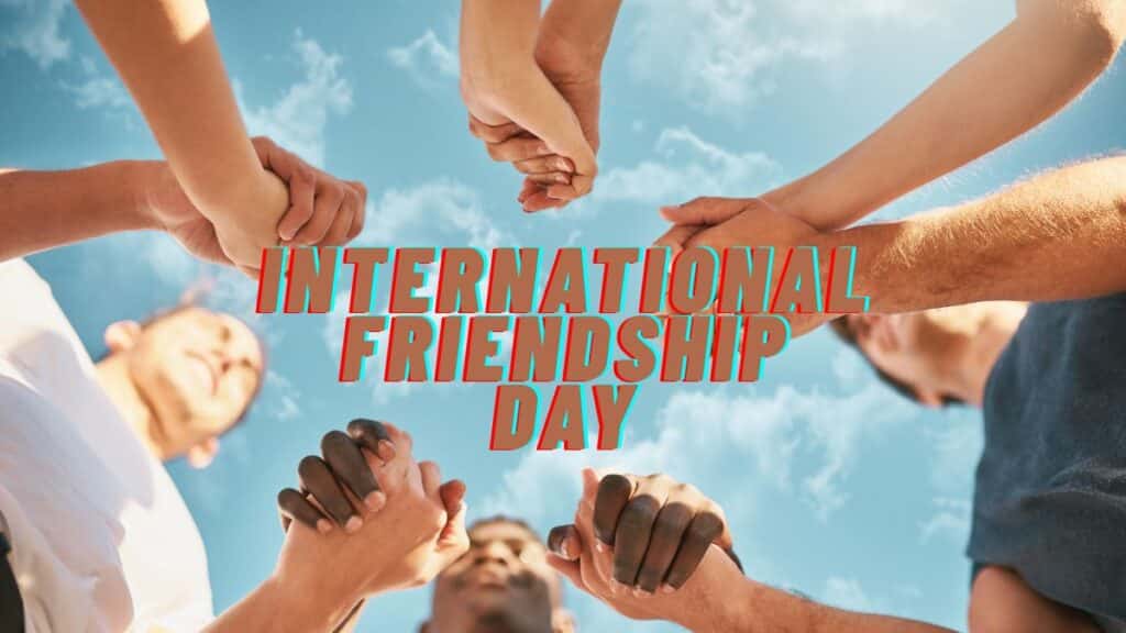 "Pollywood actors celebrating friendship with laughter and joy." "Punjabi-style Friendship Day poster with vibrant colors and cultural vibes." "Traditional dosti scene from a Punjabi film representing true brotherhood." "Friendship Day image inspired by Punjabi cinema with quote overlays."