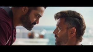 Hrithik Roshan and NTR Jr in War 2 – Upcoming Bollywood Action Movie 2025 Poster