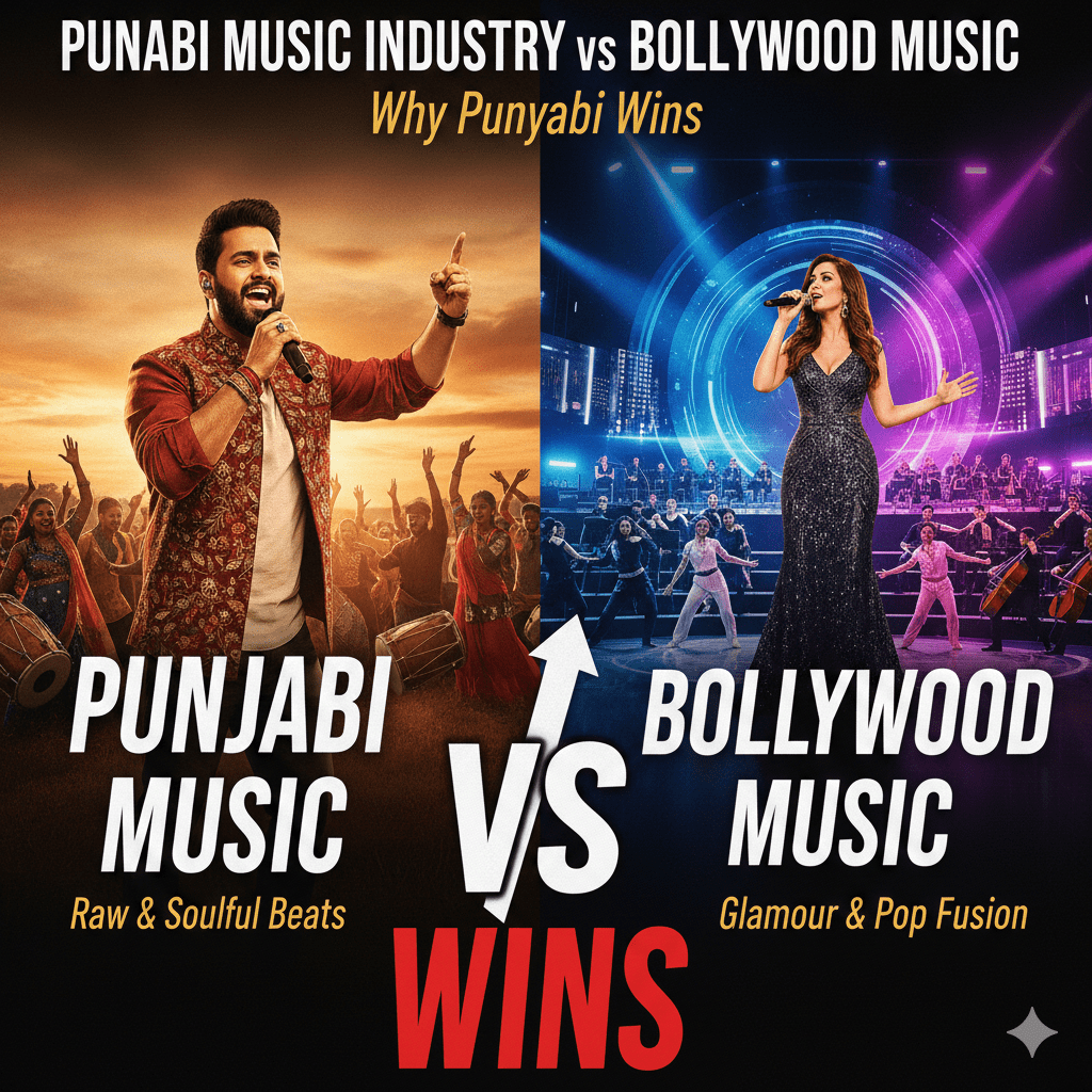 Punjabi Music Industry vs Bollywood Music — Why Punjabi Wins