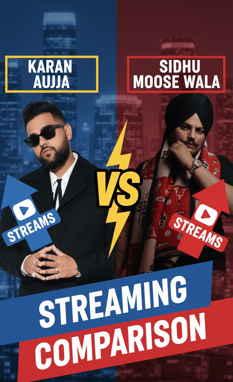 Karan Aujla vs Sidhu Moose Wala: Streaming Comparison