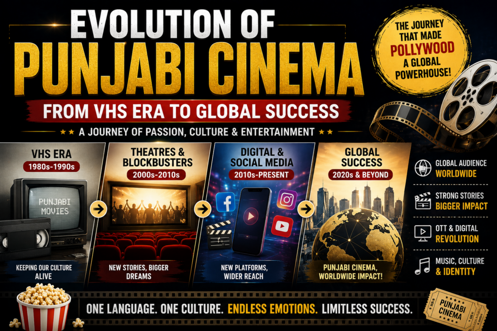 Evolution of Punjabi Cinema From VHS Era to Global Success