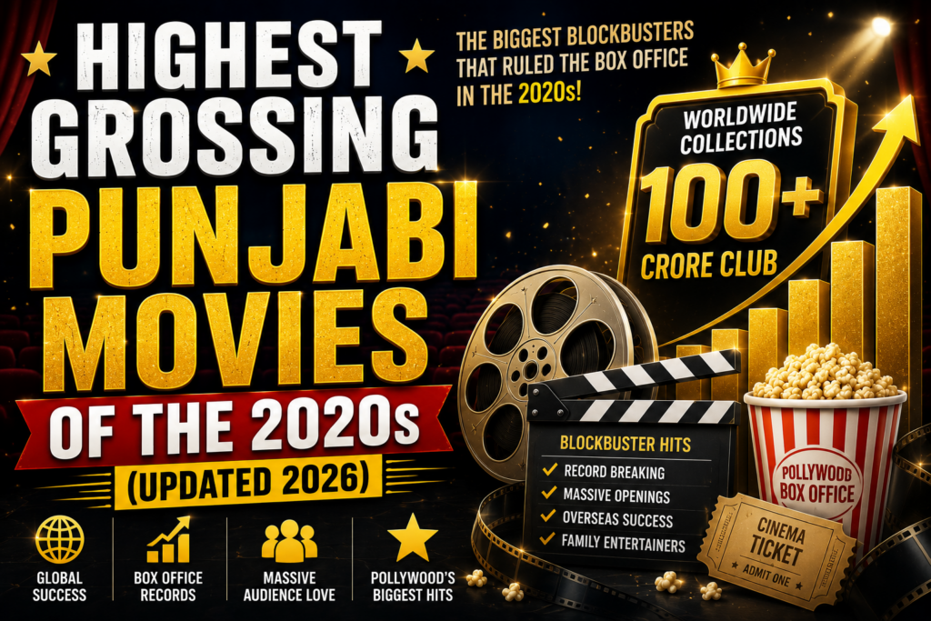 Highest Grossing Punjabi Movies of the 2020s (Updated 2026) Biggest Box Office Hits Ranked