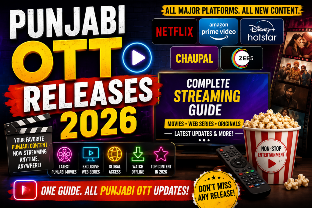 Punjabi OTT Releases 2026 Complete Streaming Guide