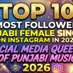 Top Punjabi female singers with the biggest Instagram followings in 2026.