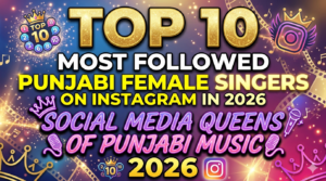 Top Punjabi female singers with the biggest Instagram followings in 2026.