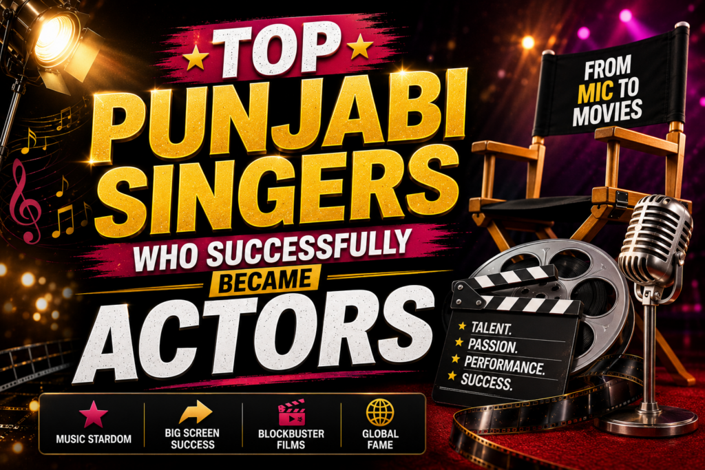 Top Punjabi Singers Who Successfully Became Actors
