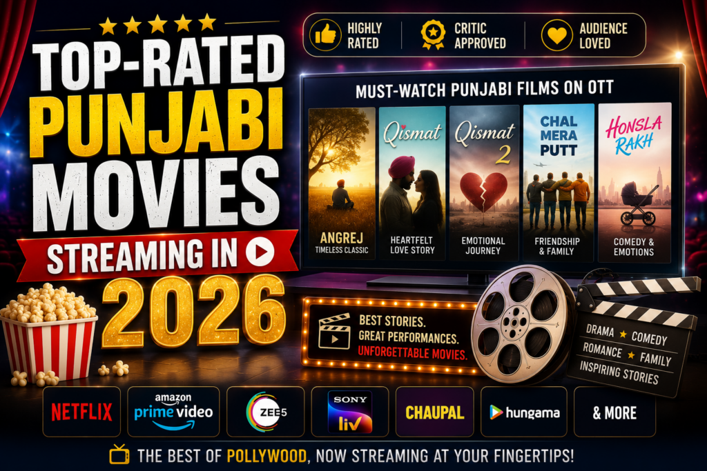Top-Rated Punjabi Movies Streaming in 2026 Must-Watch Films on OTT Platforms