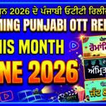 Digital streaming illustration showcasing upcoming Punjabi OTT releases, Punjabi movies, web series, and entertainment content arriving on streaming platforms in June 2026.