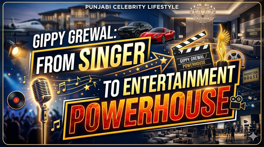 Luxury lifestyle and entertainment career journey of Punjabi superstar Gippy Grewal.