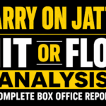 Carry On Jatta Hit or Flop Analysis thumbnail with a black background and bold yellow and white text reading "Carry On Jatta Hit or Flop Analysis – Complete Box Office Report." No celebrity images are used.