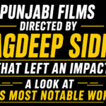 Black background thumbnail with bold white and yellow text reading “Punjabi Films Directed by Jagdeep Sidhu That Left an Impact” and the subtitle “A Look at His Most Notable Work.” The design contains no celebrity images.