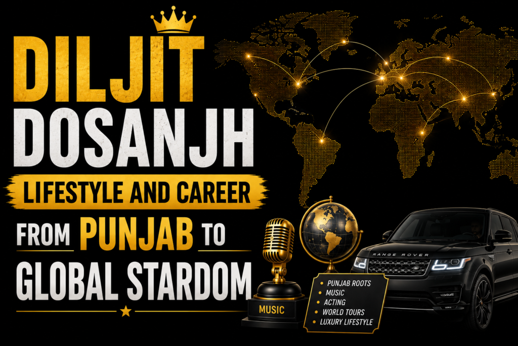 Diljit Dosanjh Lifestyle and Career From Punjab to Global Stardom