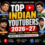 Top Indian YouTubers 2026 – 27: Net Worth, Subscribers, Lifestyle & Digital Empires