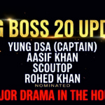 Bigg Boss 20 latest update featuring Yung DSA as first captain and current nominations