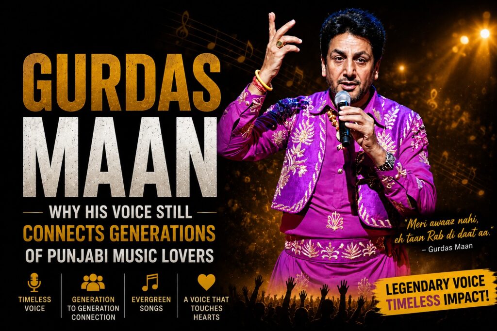 Gurdas Maan Why His Voice Still Connects Generations of Punjabi Music Lovers