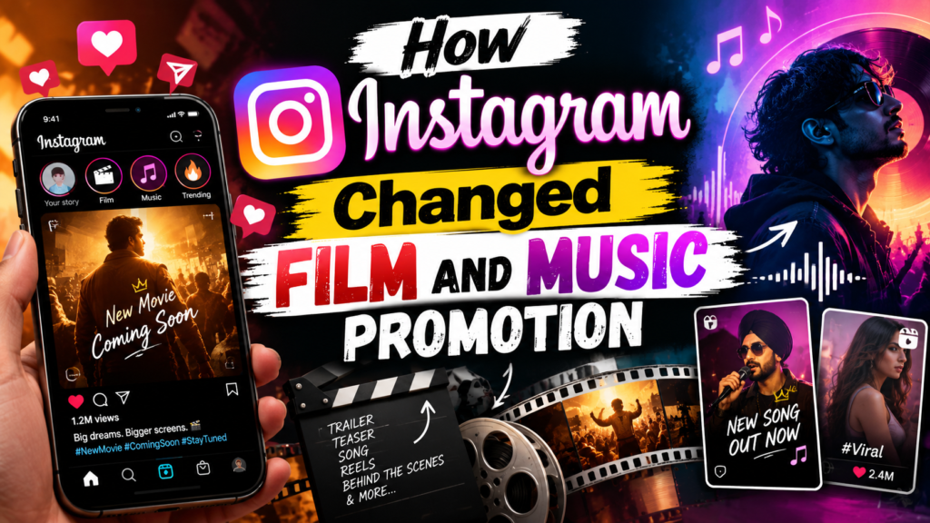 Instagram changing film and music promotion through reels, stories and social media marketing