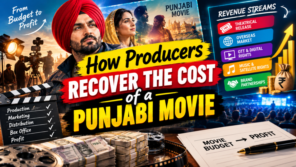 How producers recover the cost of a Punjabi movie through box office and other revenue sources