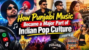 Punjabi music becoming a major part of Indian pop culture through streaming, Bollywood and social media