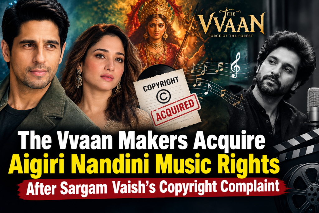 The Vvaan Makers Acquire Aigiri Nandini Music Rights After Sargam Vaish's Copyright Complaint