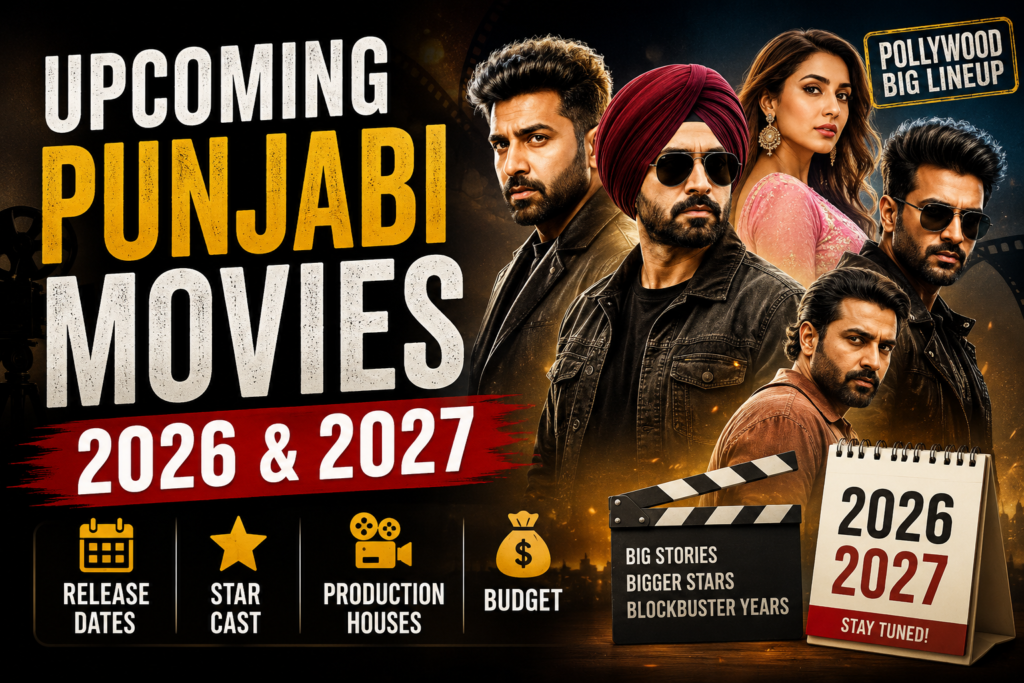 Upcoming Punjabi Movies 2026 and 2027 release calendar with cast and release dates