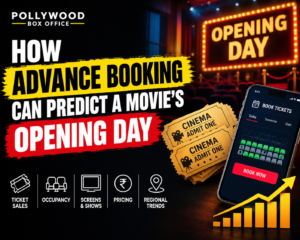 Movie advance booking tickets and opening day box office analysis
