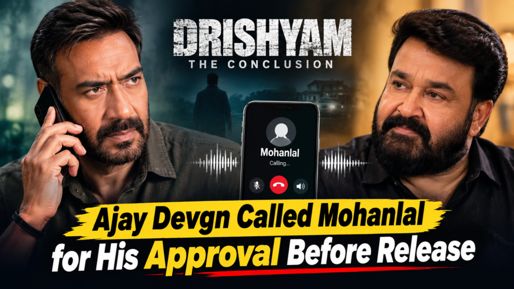 Drishyam The Conclusion Ajay Devgn Called Mohanlal for His Approval Before Release