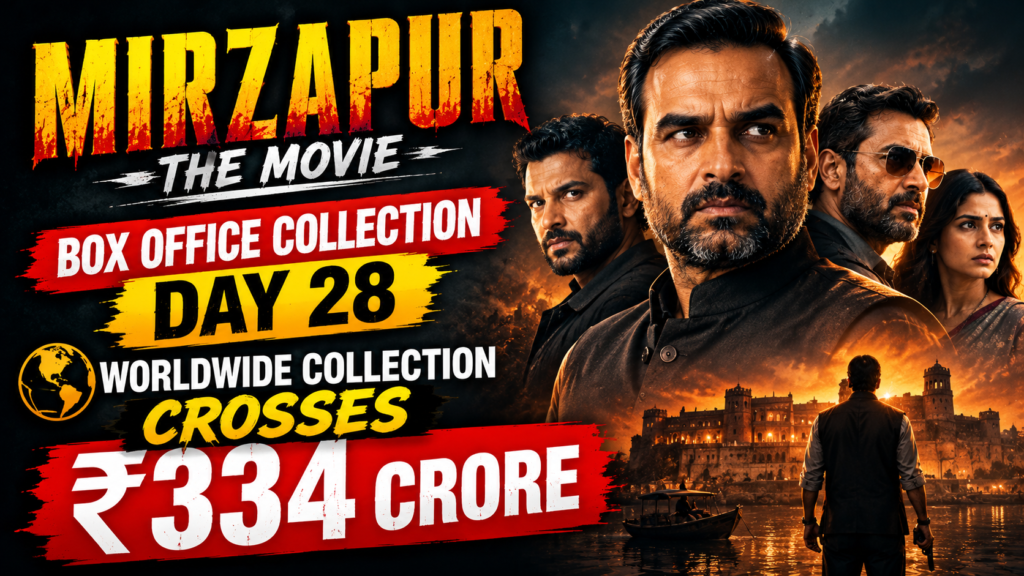 Mirzapur The Movie Box Office Collection Day 28 worldwide crosses ₹334 crore