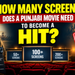 Text-based thumbnail explaining Punjabi movie screen count and box-office success.